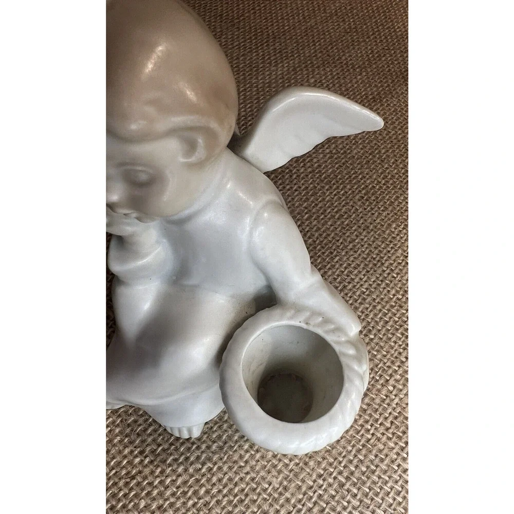 Vintage Fitz and Floyd Japan 1981 Angel Candlestick